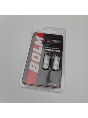 Светодиодная лампа W5W (T10) Premium 80Lm LG Chip White