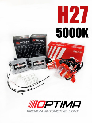 Комплект Ксенона H27 5000k Red Line Slim 35W