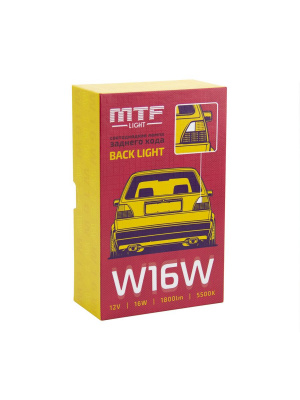 Светодиодная лампа MTF LIGHT фонарь заднего хода W16W