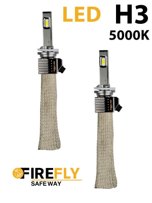 Светодиодные LED лампы H3 PRO 5000K 2 шт.