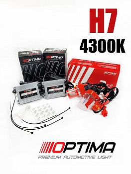 Комплект Ксенона H7 4300k Red Line Slim 35W