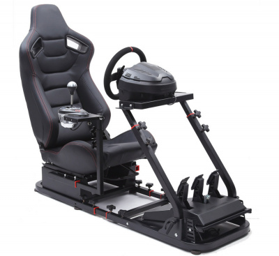 MOOBY VRS Автосимулятор для игровых рулей, кокпит подставка с красной строчкой
